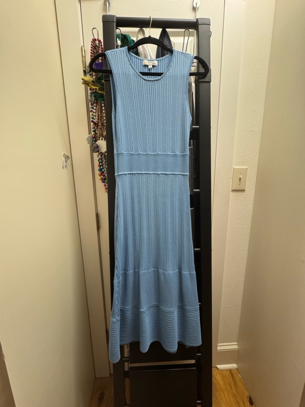 Jason Wu Light Blue Sleeveless Knit Maxi Dress